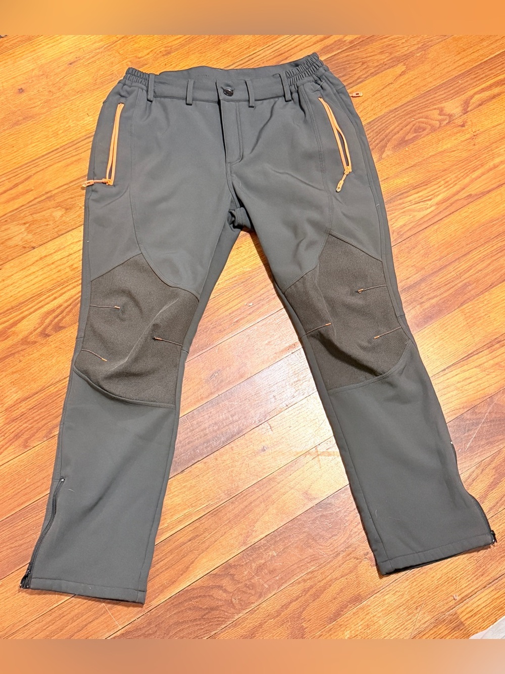 Gash Hao Men’s 34x30 Fleece Lined Softshell Hiking Snow Pants Waterproof